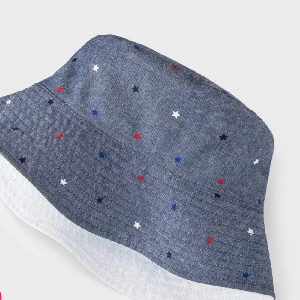 Kids' Americana Reversible Bucket Hat -‎ Cat & Jack Blue